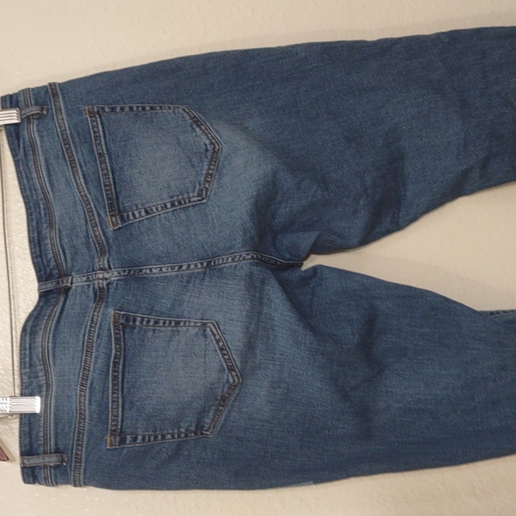 SLIGHTLY USED J. JILL DENIM MEDIUM WASH PATCH DENIM AUTHENTIC FIT SLIM ANKLE 14 - Picture 12 of 16